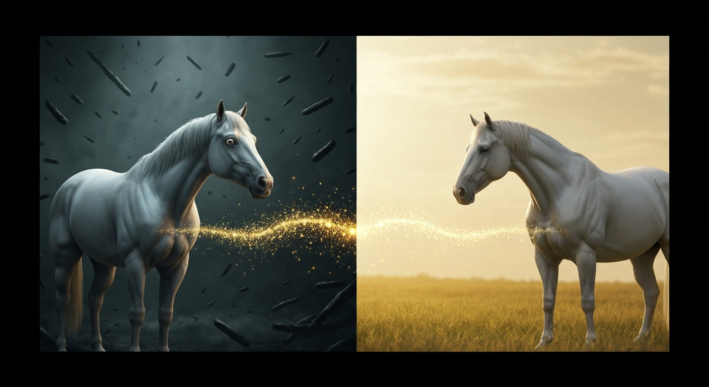 De invloed van magnesium op de concentratie en spierontspanning van een schrikachtig paard