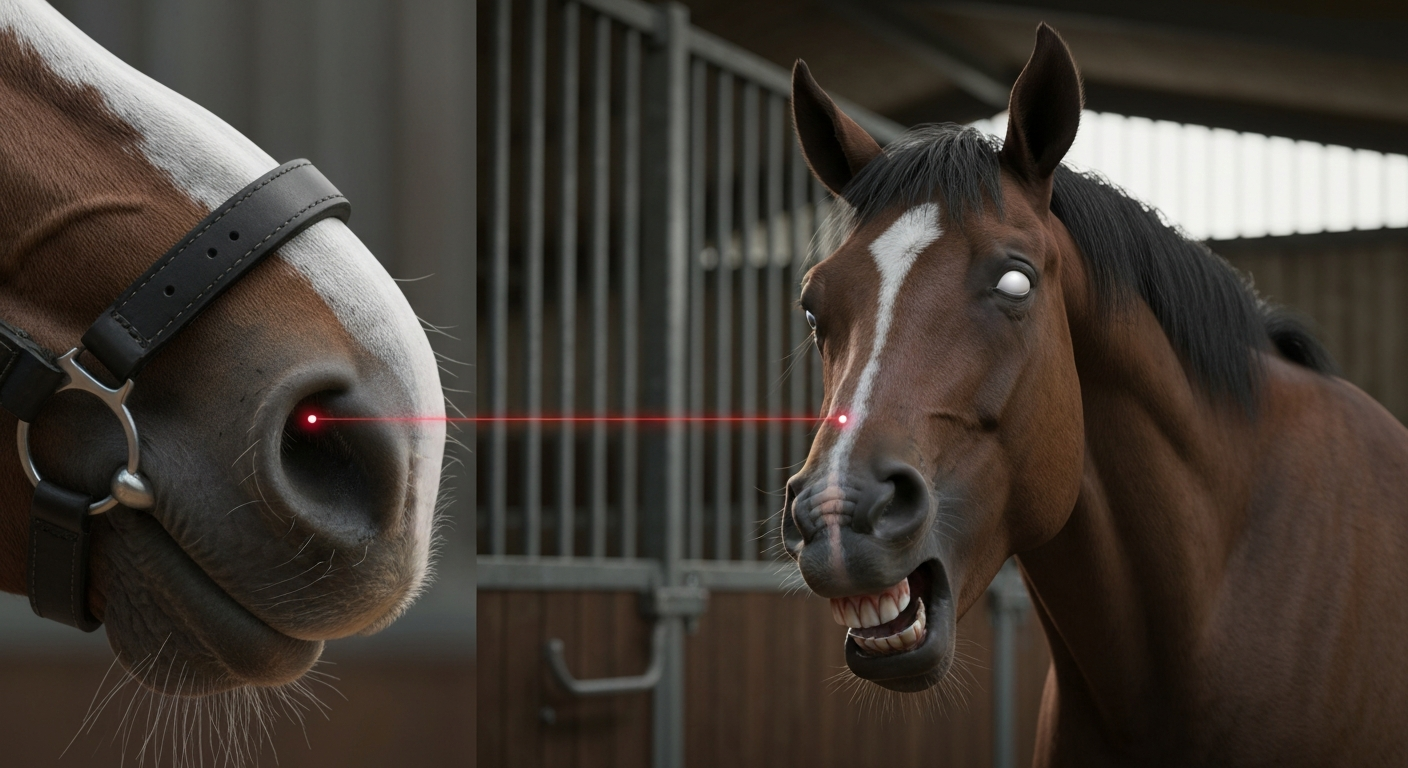 De relatie tussen een knellende neusriem en het ontstaan van singelnijd bij paarden