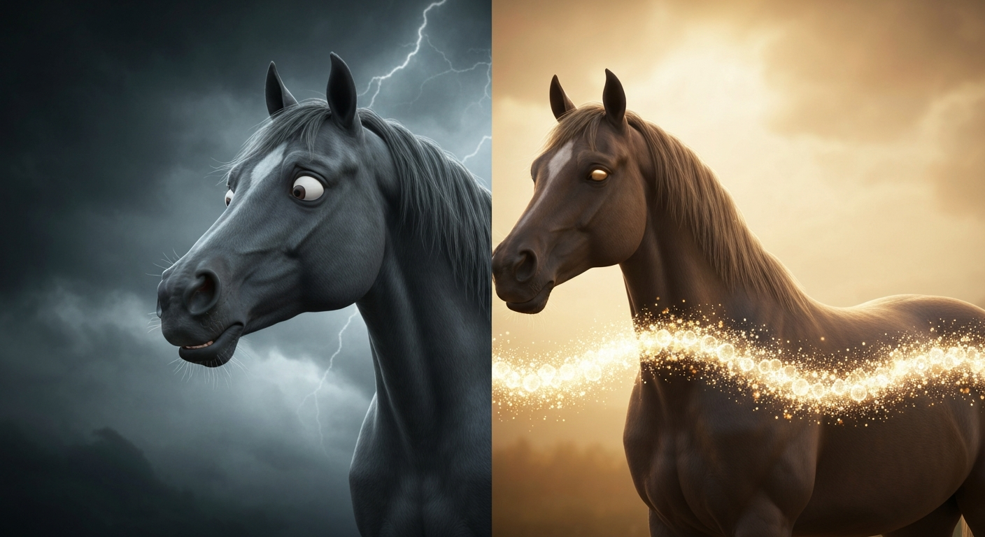 Het effect van magnesium op de focus en spierspanning van een schrikachtig paard