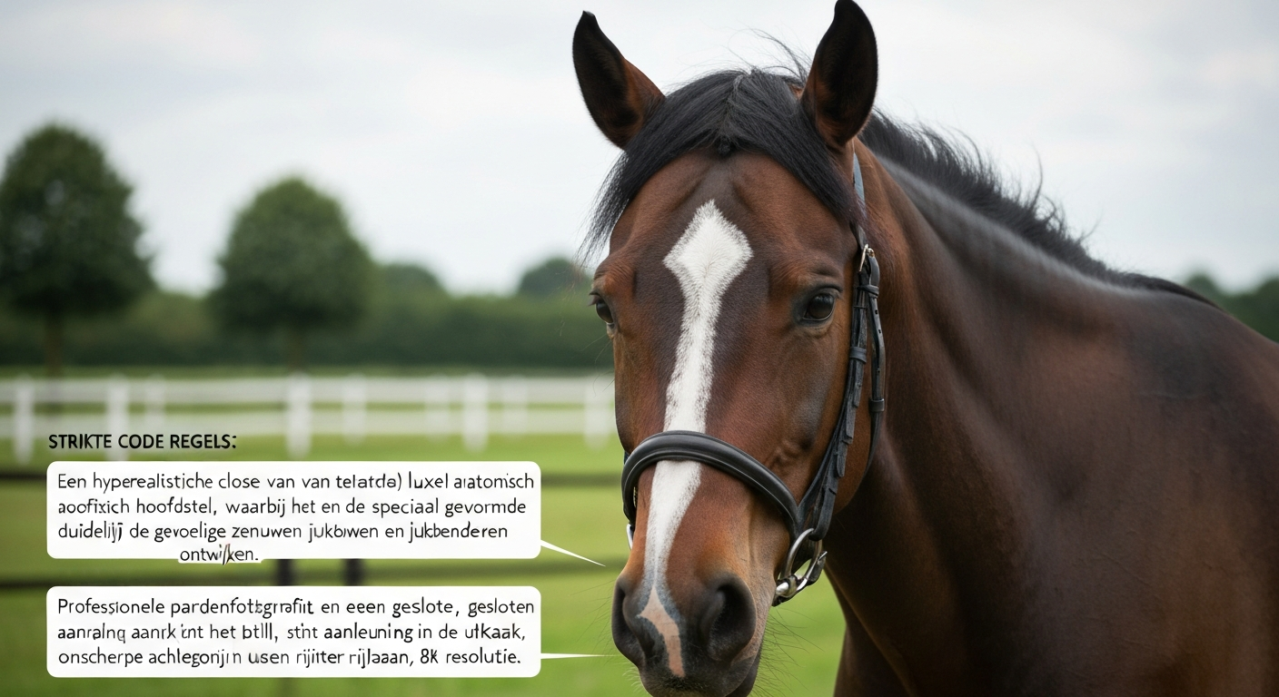 Hoe een anatomisch hoofdstel bijdraagt aan een betere aanleuning bij bitgevoelige paarden