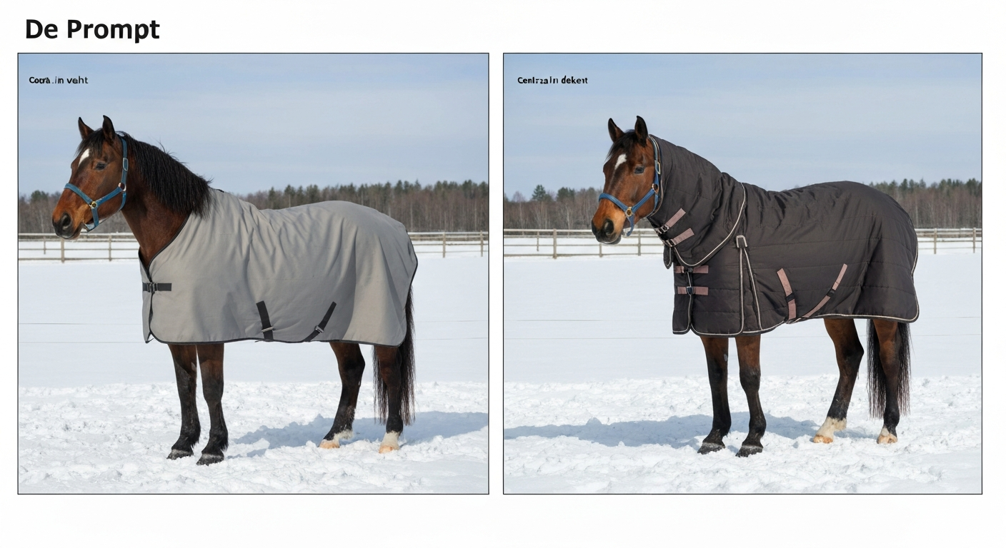 Hoe kies je de juiste grammage winterdeken voor jouw geschoren of ongeschoren paard?