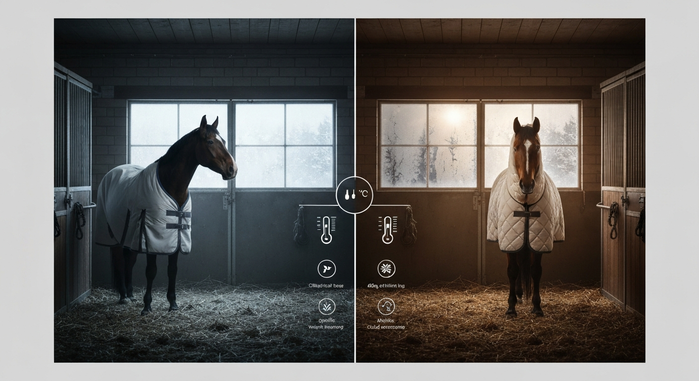 Hoe kies je de juiste grammage winterdeken voor jouw geschoren paard?