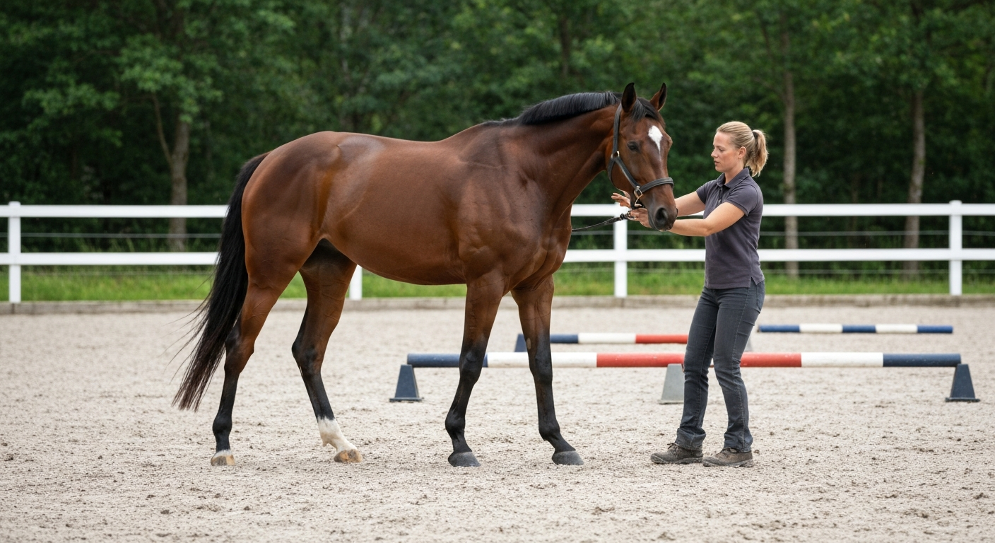 Spieropbouw bij paarden: Effectieve grondwerk oefeningen en stretchtips voor een fit paard