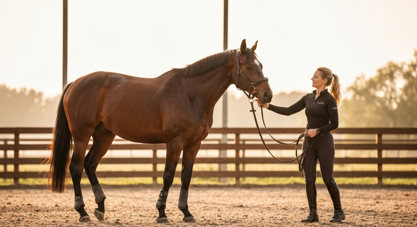 Stretchen na het grondwerk: zo verbeter je de souplesse en spieropbouw van je paard