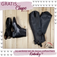 jodhpurschoenen -Kentucky- + gratis chaps