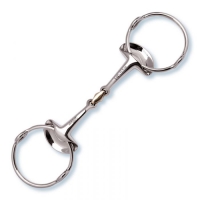 Bit 2466 Silver Wings dubbel gebroken trens met SWEET koperen mondstuk