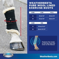 WeatherBeeta Pure Wool Lined Exercise Boots