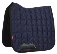 LeMieux Zadeldek Carbon Mesh Air Square Dressage Navy maat L