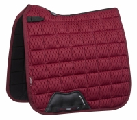 LeMieux Zadeldek Carbon Mesh Air Square Dressage Mulberry maat L