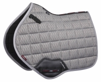 LeMieux Zadeldek Carbon Mesh Air Square CC Grey maat L