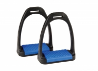 KORSTEEL POLYMER STIRRUP IRONS WITH COLOURED TREADS