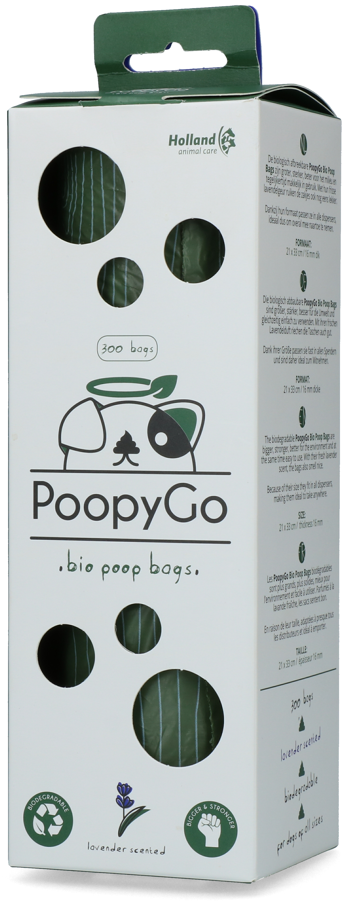 PoopyGo Eco friendly Tissue Box Lavendelgeur (300 st)