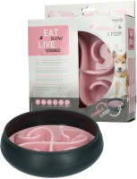 Eat Slow Live Longer Tumble Feeder Pink