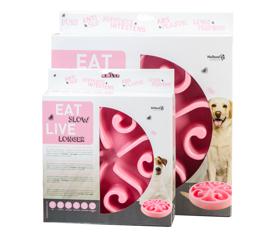 Eat Slow Live Longer Original Pink S