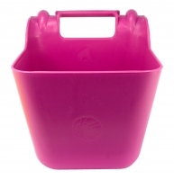 Voerbak+ophangbeugel Roze 14 ltr KS