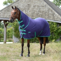 WeatherBeeta Fleece Cooler Combo Neck BRIGHT PURPLE/GREEN