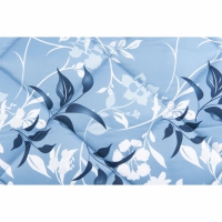 Zadeldek -Sole Mio Flowers- Rookblauw