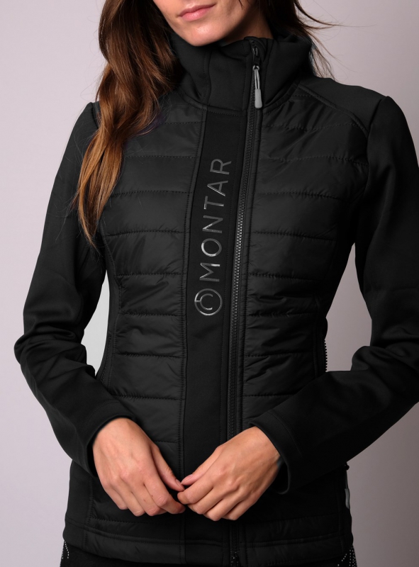 Montar Emma quilt body jacket - black