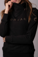 Montar Simone Sweatshirt with side neck zipper