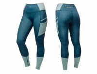 DUBLIN POWER TECH COLOUR BLOCK FULL GRIP TRAINING TIGHTS BLUE LAGOON LADIES