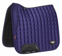 Lemieux Loire Memory Satin Dressage Squares Ink Blue