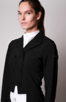 Montar Long tail coat - black