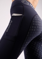 Montar Selena Mon-ShapeTight pull-on logo waist - navy, fullgrip
