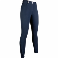 Rijbroek -Monaco Crystal- Style highwaist silicoon zitvlak navy