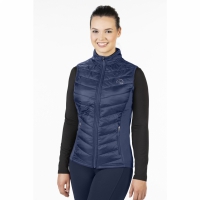 Bodywarmer -Basel- Style Donkerblauw + Gratis borduren