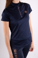 Rebel by Montar Polo Navy with Rosegold crystals navy