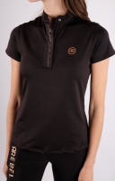 Rebel by Montar Polo with rosegold crystals black