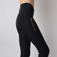 Montar Michelle black pull on rosegold logo