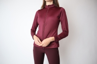 Rebel full zip tone in tone plum s