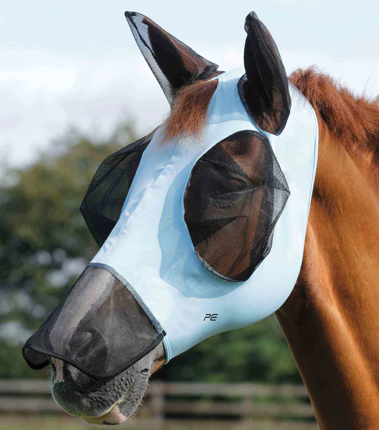 Premier Equine Comfort Tech Lycra vliegenmasker