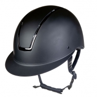 Cap -Lady Shield- zwart/zwart glanzend