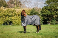 Amigo Bravo 12 Plus Turnout Lite  Shadow/ Navy & Rose
