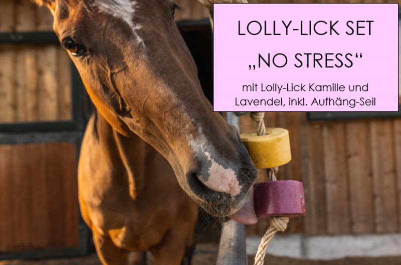 Lolly-Lick, SET "NO STRESS", incl. GRATIS touw om op te hangen
