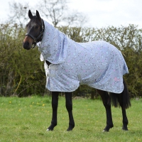 SAXON MESH COMBO NECK SEA UNICORN PRINT