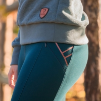 RIJLEGGING FREYA DEEP TEAL