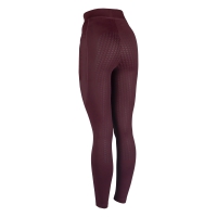 EQUESTRIAN PRO EMBOSSED RIJLEGGINGS WINE