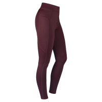 EQUESTRIAN PRO EMBOSSED RIJLEGGINGS WINE