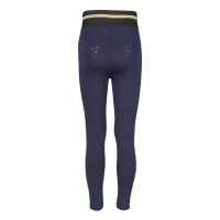 RIJLEGGING KAYA BLAUW/GOUD