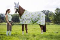 Anti-fly mask -Flamingo-