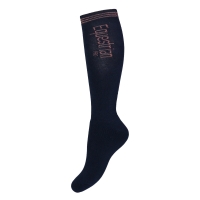 EQUESTRIAN PRO SOCKS VPE=3 KLEUR/MAAT BLAUW/ROSE