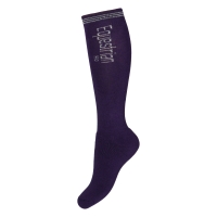 EQUESTRIAN PRO SOCKS VPE=3 KLEUR/MAAT NIGHT SHADE