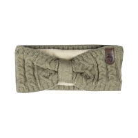 GEBREIDE HOOFDBAND KHAKI