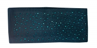 GEBREIDE HOOFDBAND DEEP TEAL