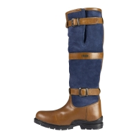 OUTDOOR LAARS HIGHLANDER LANG COGNAC/BLAUW