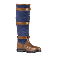 OUTDOOR LAARS HIGHLANDER LANG COGNAC/BLAUW