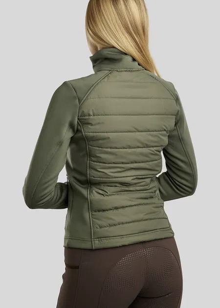 Emma quilt body jacket pine green